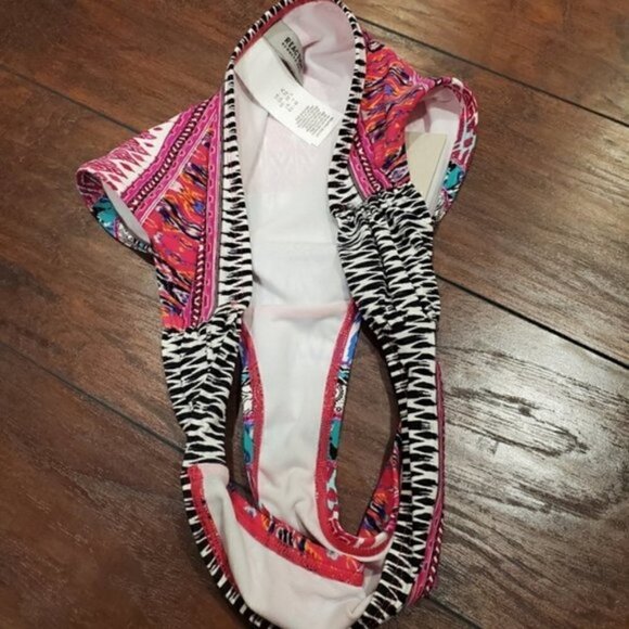 NWT Riviera Stripe Tab Side Hipster swim Bottom - Picture 6 of 8